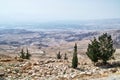 View of MoseÃ¢â¬â¢s Promised Land from Mt. Nebo Madaba, Jordan Royalty Free Stock Photo